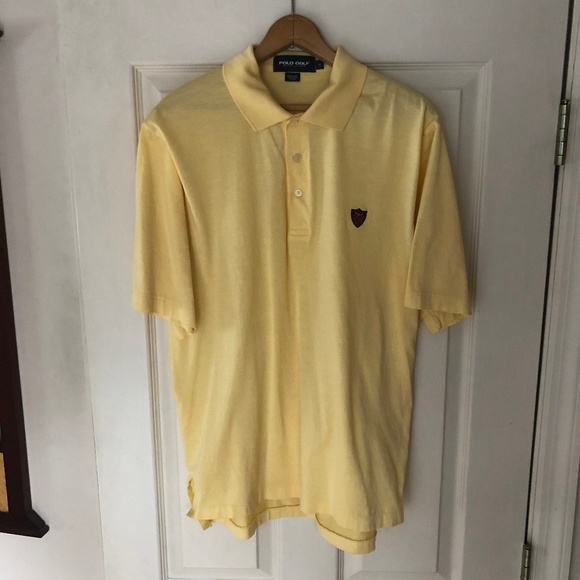 Polo Ralph Lauren Other - Vintage Ralph Lauren Golf Yellow Polo Medium